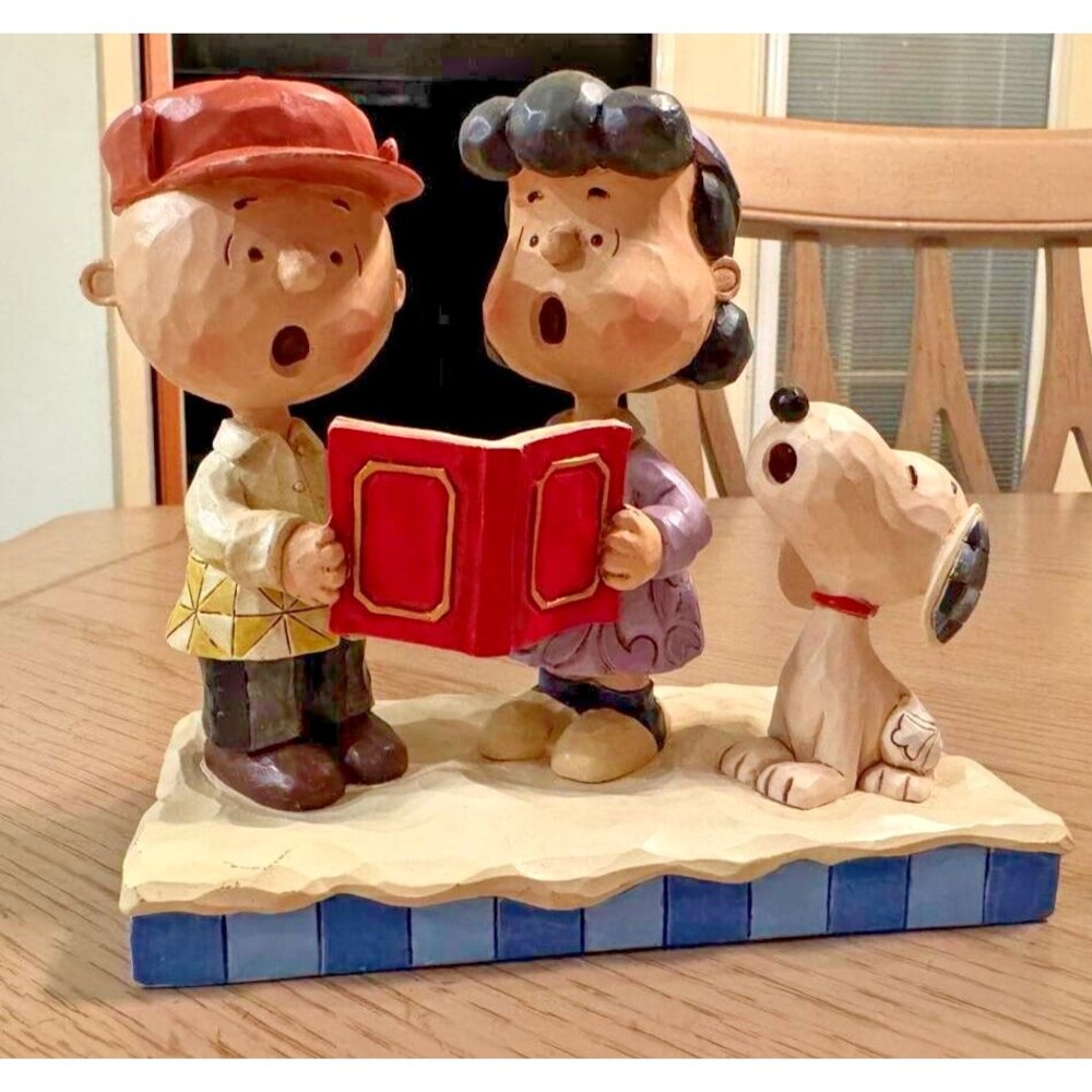 Jim Shore Peanuts Peace On Earth Traditions Charlie Brown - RETIRED #4045883